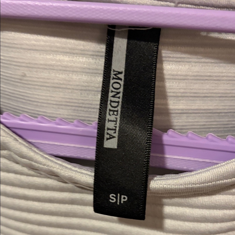 Mondetta Ribbed Cream Pullover - Picture 3 of 4
